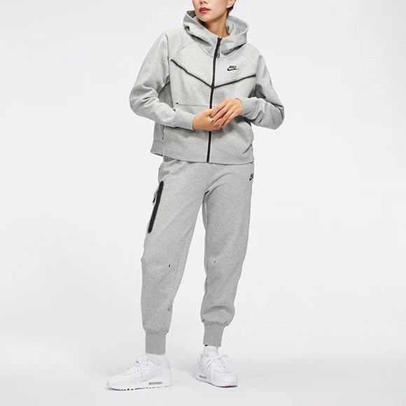 Nike Pants - Nike Tech Fleece Tracksuit Set Women Gray Hoodie Joggers Small Medium Athleisure